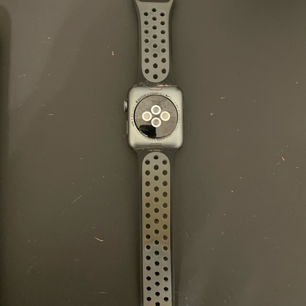 Apple Smartwatch with Black Perforated Band - Picture 4 of 10